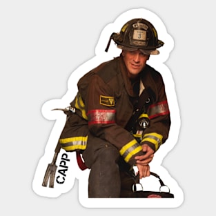 CHICAGO FIRE - CAPP - RANDY FLAGLER Sticker